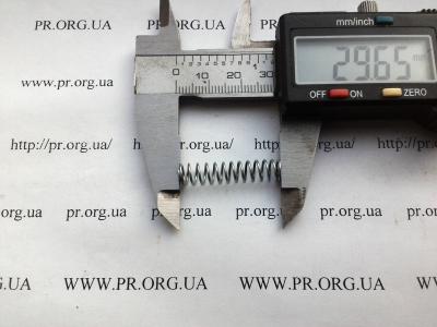 Пружина сжатия 0,7 х 6,6 х 29,5 (Артикул: S6905)