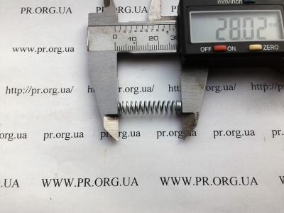 Пружина стиснення 0,7 х 5,9 х 28 (Артикул: S6906)