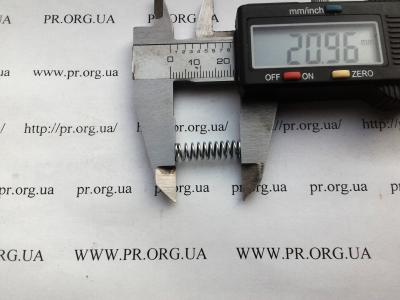 Пружина сжатия 0,7 х 6 х 21 (Артикул: S6908)