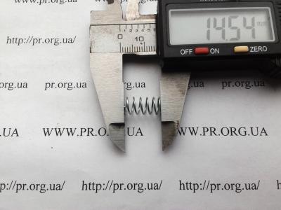 Пружина сжатия 0,6 х 7,2 х 14,5 (Артикул: S6915)