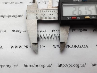 Пружина сжатия 0,6 х 6 х 26 (Артикул: S6918)