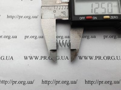 Пружина стиснення 0,6 х 6,6 х 12,5 (Артикул: S6920)