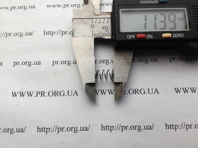 Пружина стиснення 0,6 х 6,7 х 11,5 (Артикул: S6921)