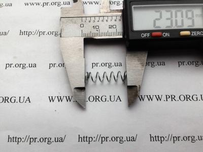 Пружина сжатия 0,6 х 6,2 х 23 (Артикул: S6937)