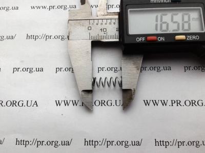Пружина сжатия 0,6 х 6,2 х 16,5 (Артикул: S6940)