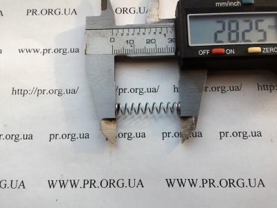 Пружина стиснення 0,6 х 5,4 х 28 (Артикул: S6962)