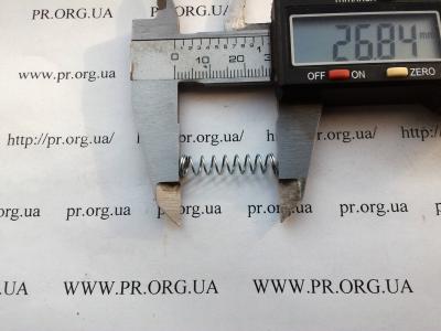 Пружина сжатия 0,6 х 5,6 х 27 (Артикул: S6963)
