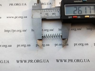 Пружина сжатия 0,6 х 5,6 х 26 (Артикул: S6965)