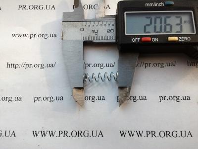 Пружина сжатия 0,6 х 5,8 х 20,5 (Артикул: S6971)