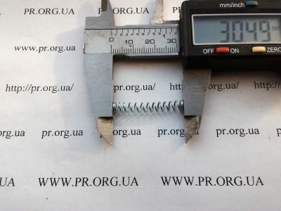 Пружина стиснення 0,6 х 4,6 х 30,5 (Артикул: S6972)