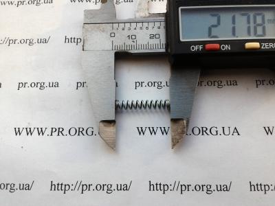 Пружина сжатия 0,6 х 4 х 21,7 (Артикул: S6983)