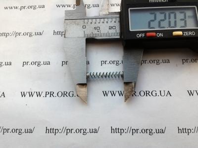 Пружина сжатия 0,6 х 4 х 22 (Артикул: S6985)