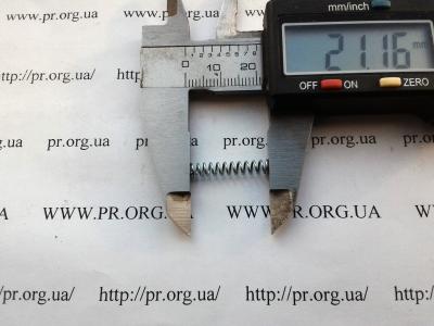 Пружина сжатия 0,6 х 4 х 21,2 (Артикул: S6986)