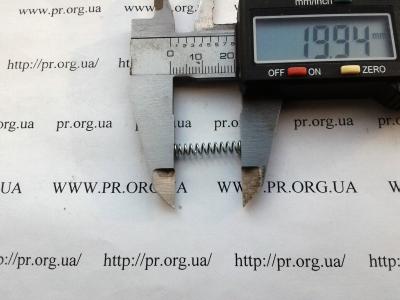 Пружина сжатия 0,6 х 4 х 20 (Артикул: S6991)
