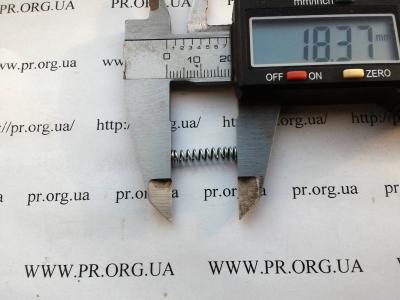 Пружина сжатия 0,6 х 4 х 18,4 (Артикул: S6994)