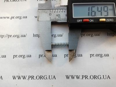 Пружина стиснення 0,6 х 4 х 16,5 (Артикул: S6997)