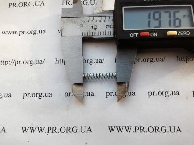 Пружина сжатия 0,6 х 4 х 19,8 (Артикул: S6998)