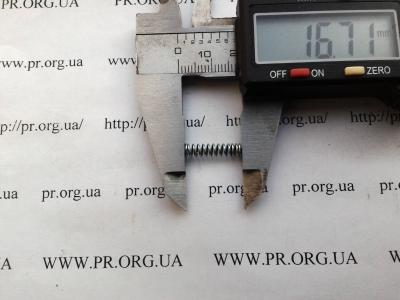 Пружина стиснення 0,6 х 4 х 16,7 (Артикул: S7002)