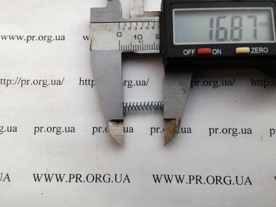 Пружина стиснення 0,6 х 4 х 16,8 (Артикул: S7006)