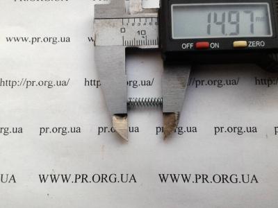 Пружина стиснення 0,6 х 4 х 15 (Артикул: S7008)