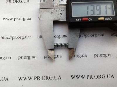 Пружина стиснення 0,6 х 4,2 х 13,8 (Артикул: S7014)