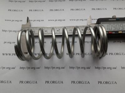 Пружина стиснення 4 х 44,5 х 109 (Артикул: S7048)