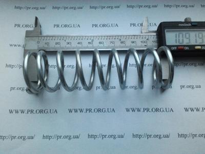 Пружина сжатия 3,5 х 34 х 109 (Артикул: S7063)