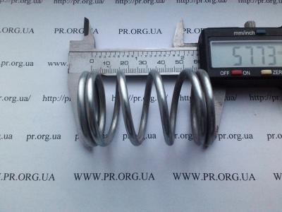 Пружина стиснення 3,5 х 35 х 57,5 (Артикул: S7070)