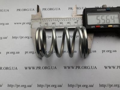 Пружина сжатия 3,5 х 35 х 55,5 (Артикул: S7071)