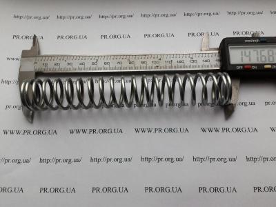 Пружина стиснення 2,5 х 23,8 х 147,5 (Артикул: S7078)