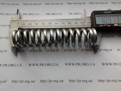 Пружина стиснення 4 х 24,5 х 109,5 (Артикул: S7091)