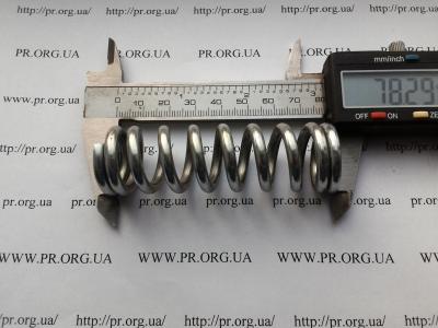 Пружина сжатия 4 х 24 х 78 (Артикул: S7098)
