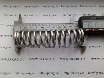 Пружина сжатия 3 х 27 х 101,5 (Артикул: S7106)