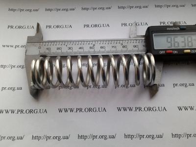 Пружина стиснення 3 х 26,5 х 96 (Артикул: S7109)