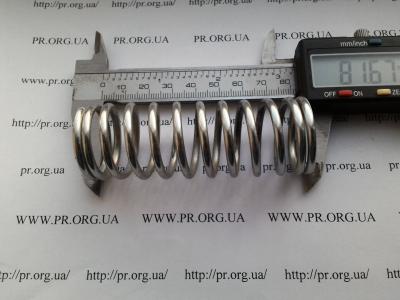 Пружина сжатия 3 х 29 х 81,5 (Артикул: S7111)