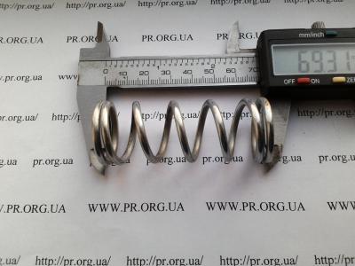 Пружина сжатия 3 х 26 х 69 (Артикул: S7113)