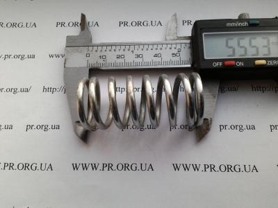 Пружина сжатия 3 х 25,8 х 55,5 (Артикул: S7114)