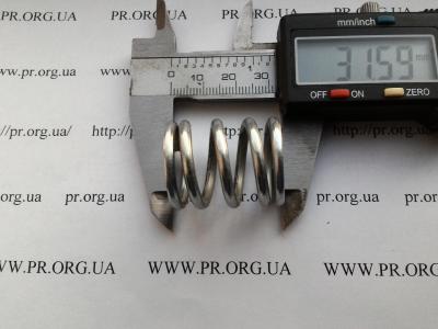 Пружина сжатия 3 х 24,2 х 31,5 (Артикул: S7119)