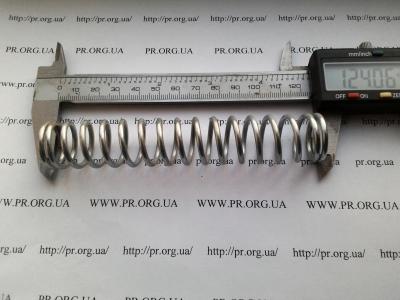 Пружина стиснення 2,5 х 22 х 124 (Артикул: S7120)