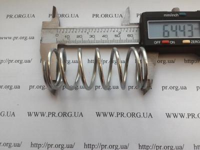 Пружина сжатия 2,5 х 28,8 х 64,5 (Артикул: S7121)