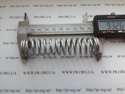 Пружина сжатия 2,5 х 22 х 93 (Артикул: S7123)