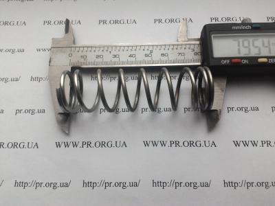 Пружина сжатия 2,2 х 23,8 х 79,5 (Артикул: S7131)