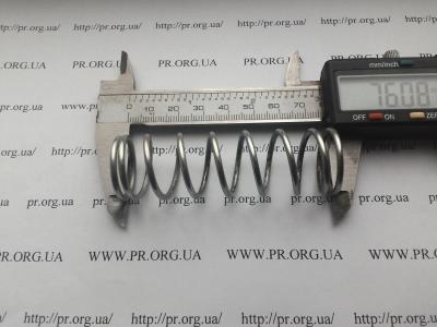 Пружина сжатия 2,2 х 23,8 х 76 (Артикул: S7134)