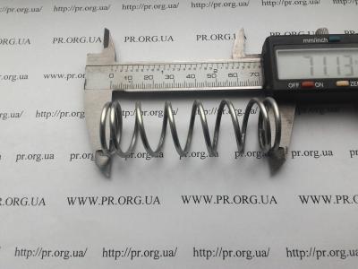 Пружина стиснення 2,2 х 23,8 х 71 (Артикул: S7135)
