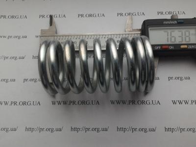 Пружина стиснення 5 х 41,5 х 76 (Артикул: S7161)