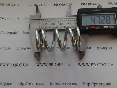 Пружина сжатия 3,5 х 27,8 х 47 (Артикул: S7182)