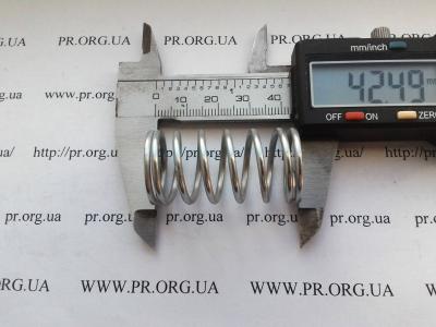 Пружина сжатия 2 х 21,5 х 42 (Артикул: S7189)
