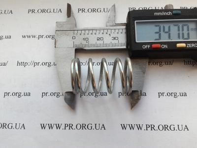 Пружина сжатия 2 х 21,5 х 34,5 (Артикул: S7190)