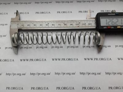 Пружина стиснення 1,6 х 20 х 126 (Артикул: S7191)