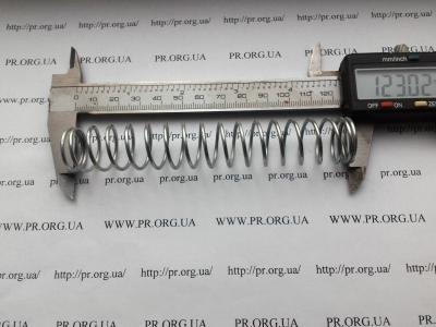 Пружина стиснення 1,6 х 20 х 123 (Артикул: S7192)